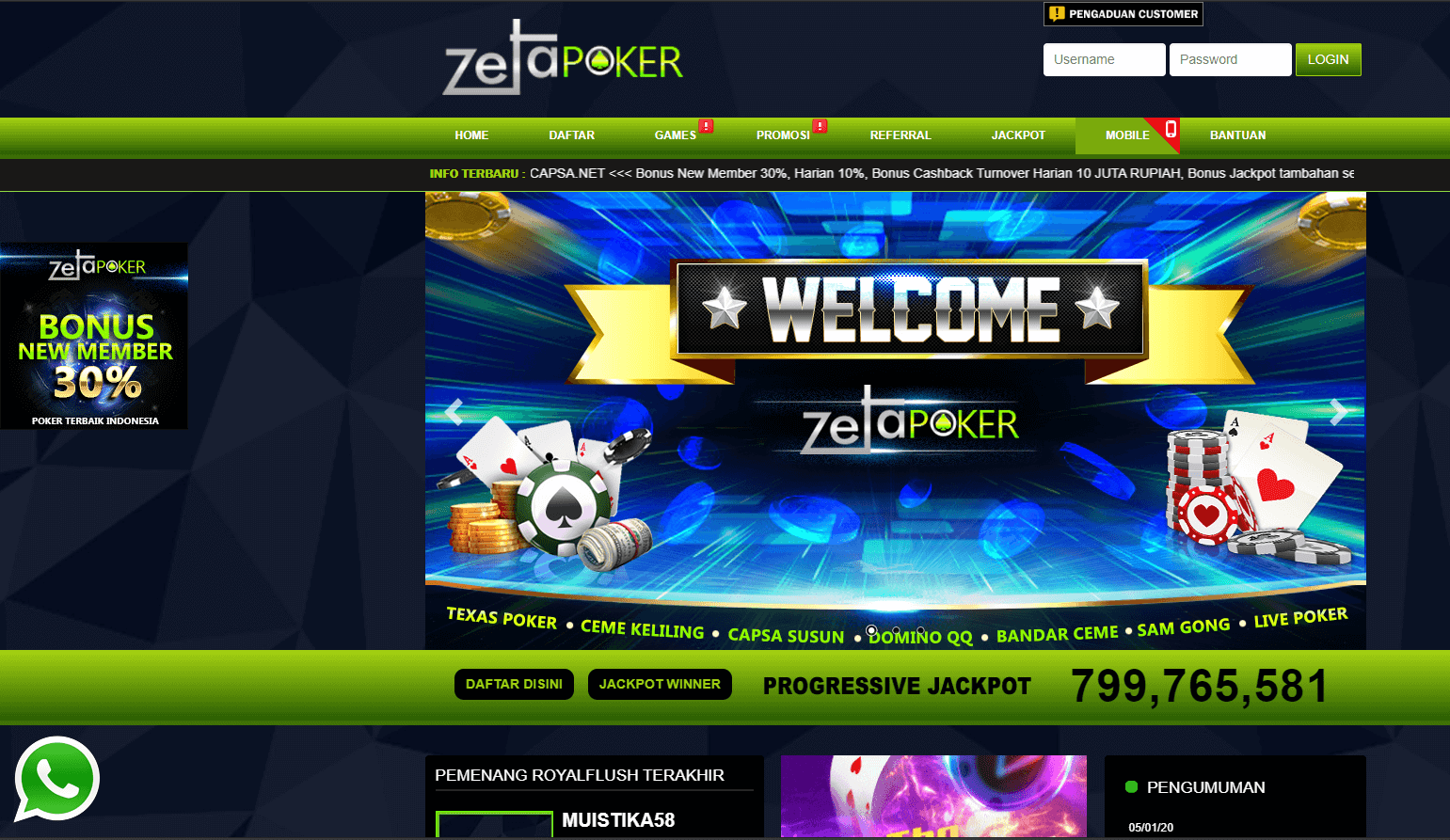 Situs Poker Terpercaya se-Indonesia Zetapoker Agen Poker Terpercaya se-Indonesia ZetaPoker