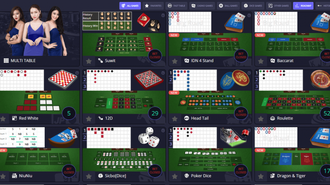IDN Live Casino dengan Permainan Paling Lengkap